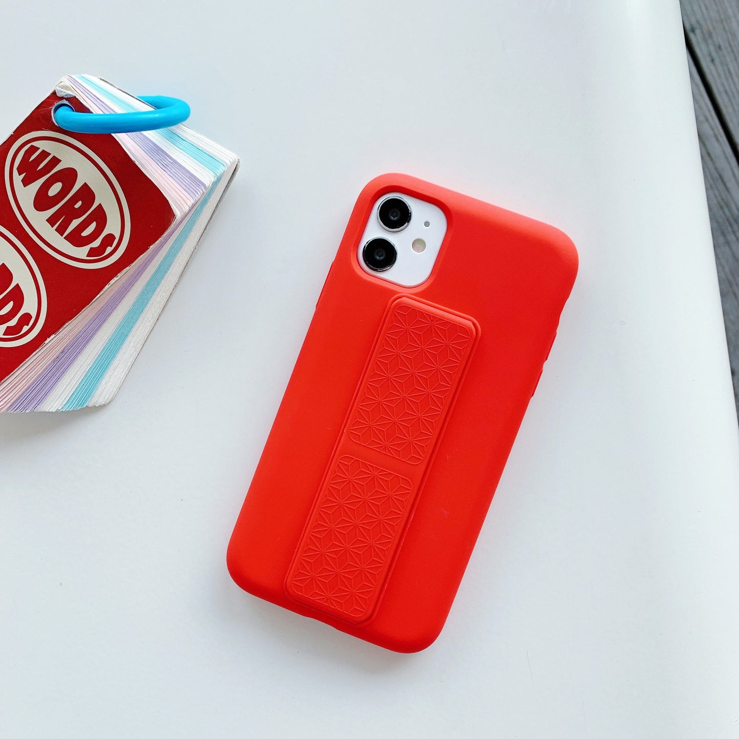 New Creative Stand Silicone iPhone Case