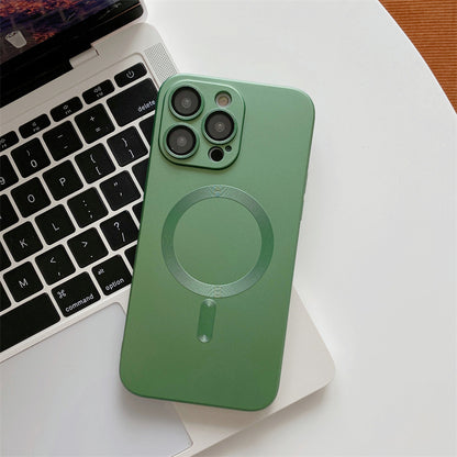 iPhone Case With Magnetic Suction & Lens Film Electroplating