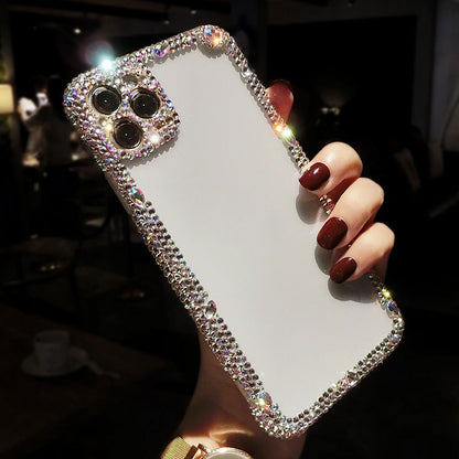 Personalized Creative Transparent Rhinestone iPhone Case